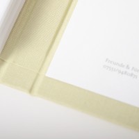 Detail der Portfolio-Mappe